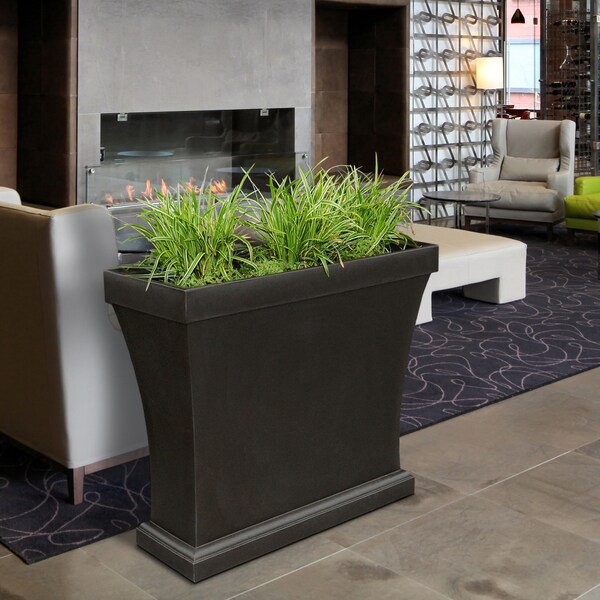 Bordeaux Trough Planter - Espresso